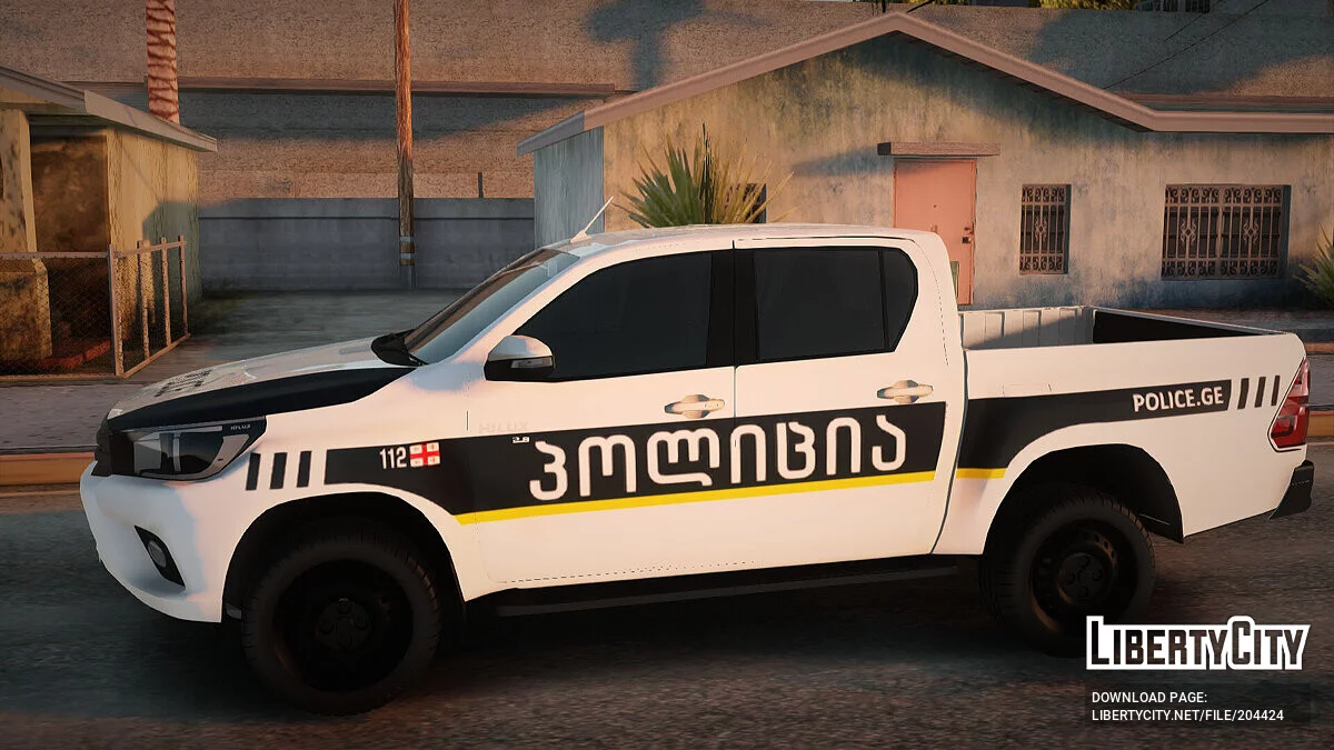 丰田 Hilux Georgia Police / GTA San Andreas