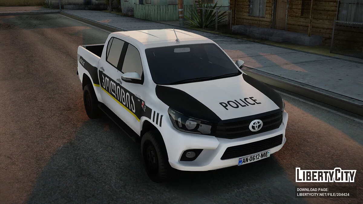 丰田 Hilux Georgia Police / GTA San Andreas
