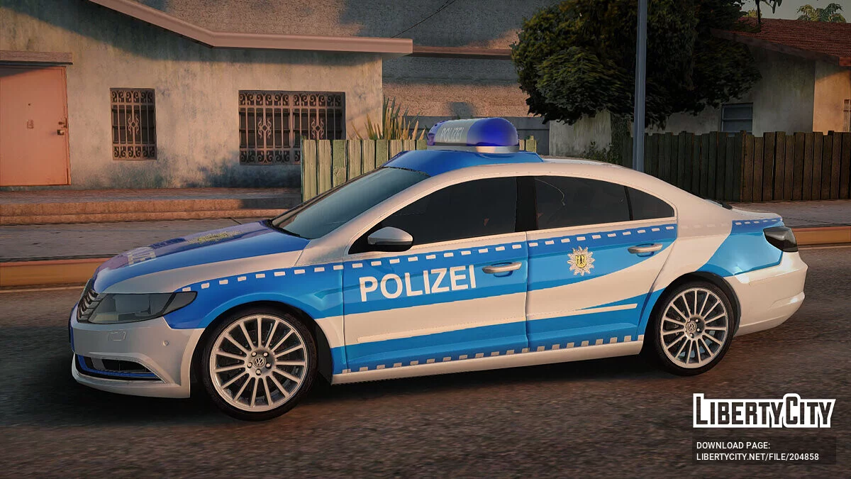 Volkswagen Passat CC Polizei 2013 / GTA San Andreas