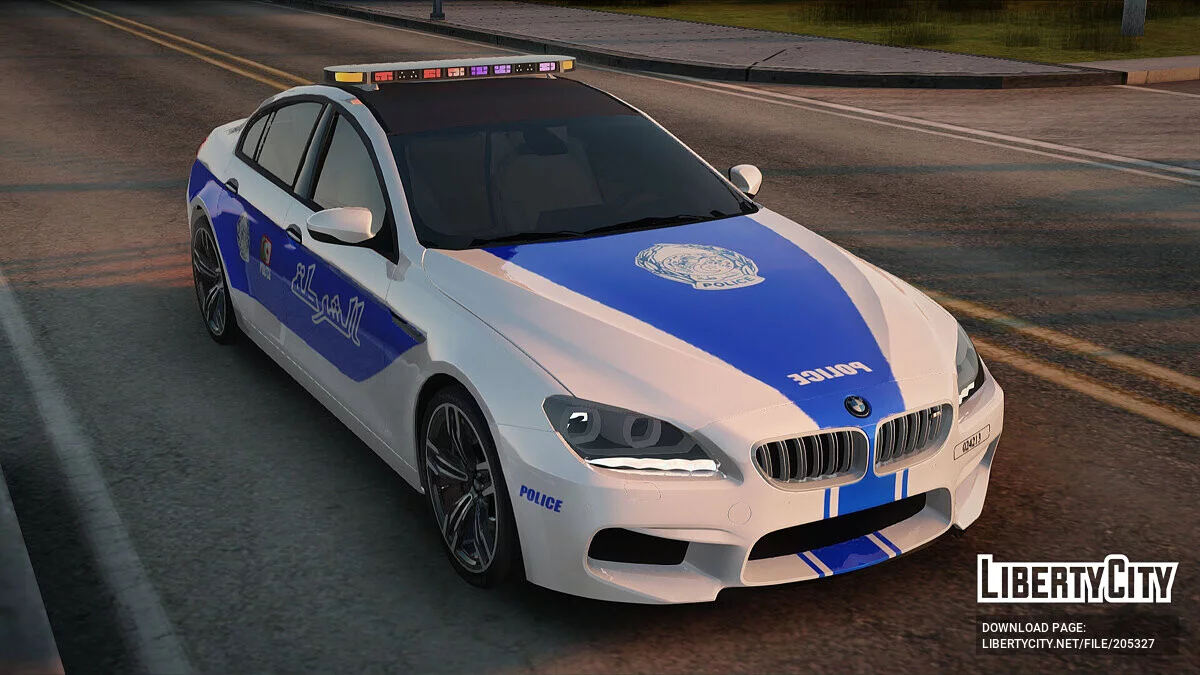 BMW M6 F13 Gran Coupe 2014 Algeria Police / GTA San Andreas