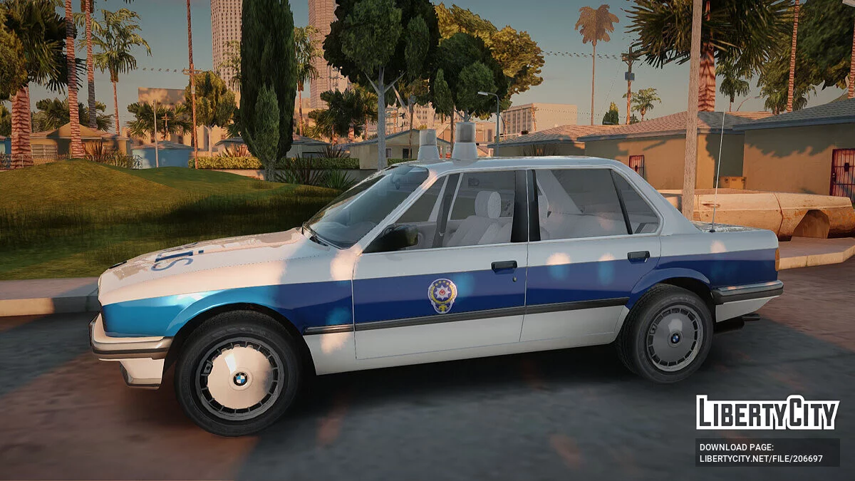 BMW 323i E30 Turkish Police / GTA San Andreas