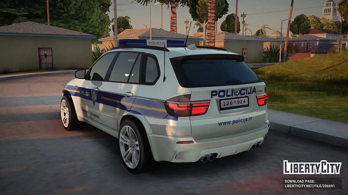 Mobil Polisi Kroasia BMW X5 / GTA San Andreas