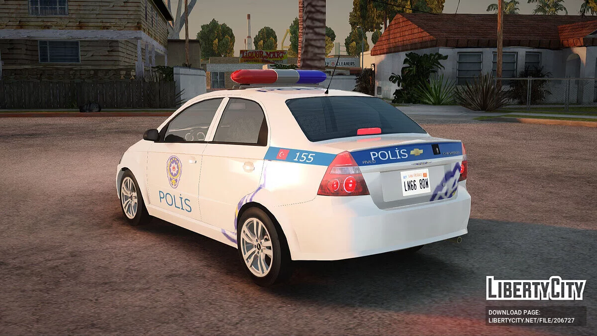 Chevrolet Aveo Polisi Turki / GTA San Andreas