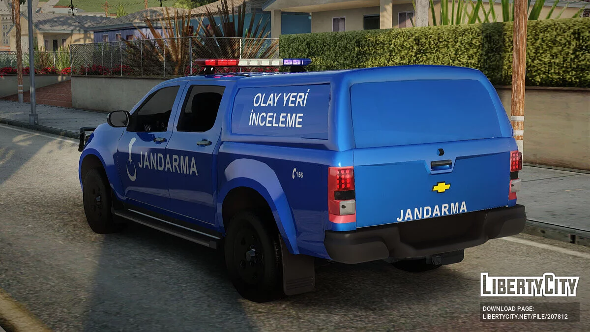 Chevrolet S10 Turkish Gendarmerie CSI Unit / GTA San Andreas