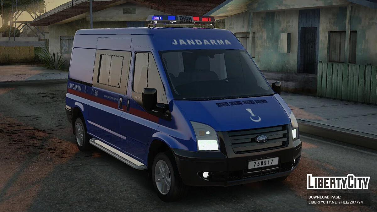 Ford Transit Turkish Gendarmerie / GTA San Andreas