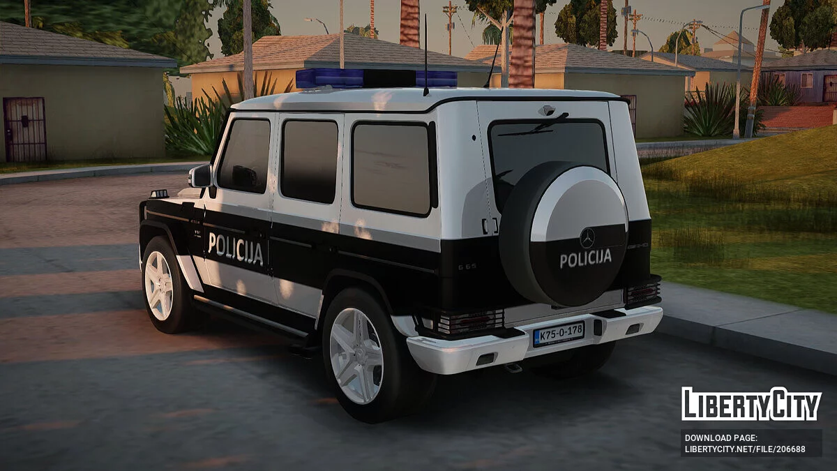 Mercedes-Benz G65 AMG Policija / GTA San Andreas
