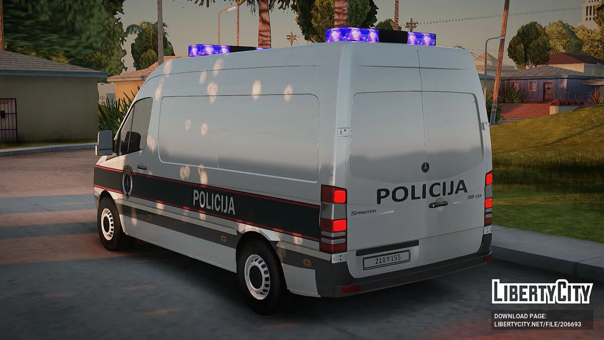 Mercedes-Benz Sprinter Van Polisi BIH / GTA San Andreas