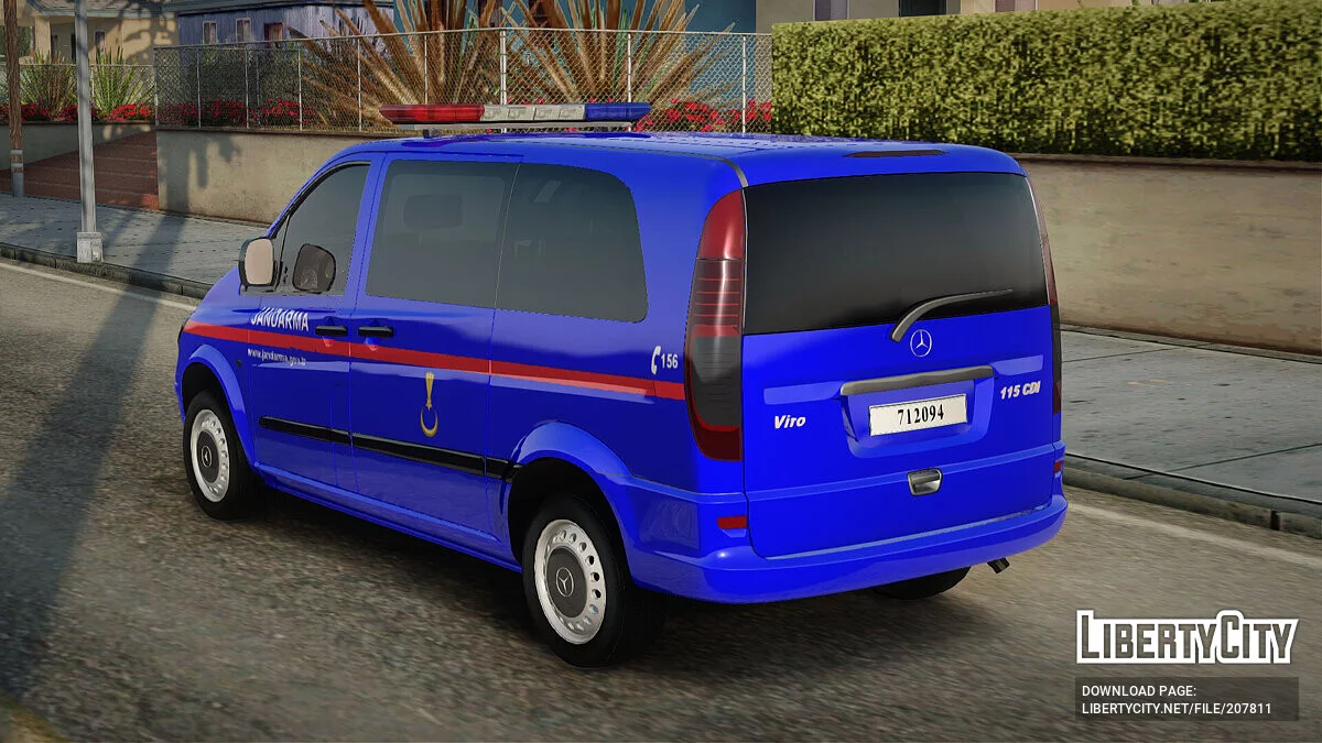Mercedes-Benz Vito Turkish Gendarmerie / GTA San Andreas