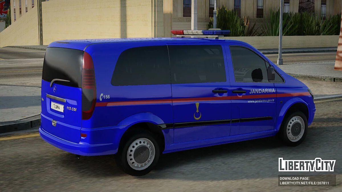 Mercedes-Benz Vito Turkish Gendarmerie / GTA San Andreas