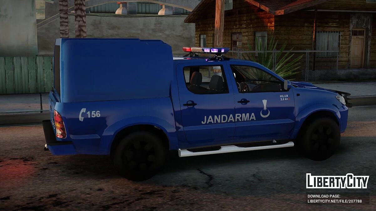 Toyota Hilux土耳其宪兵车辆 / GTA San Andreas