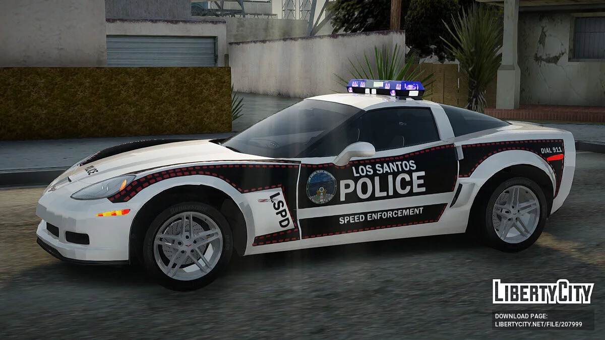 Chevrolet Corvette Z06 Bosnian Police / GTA San Andreas