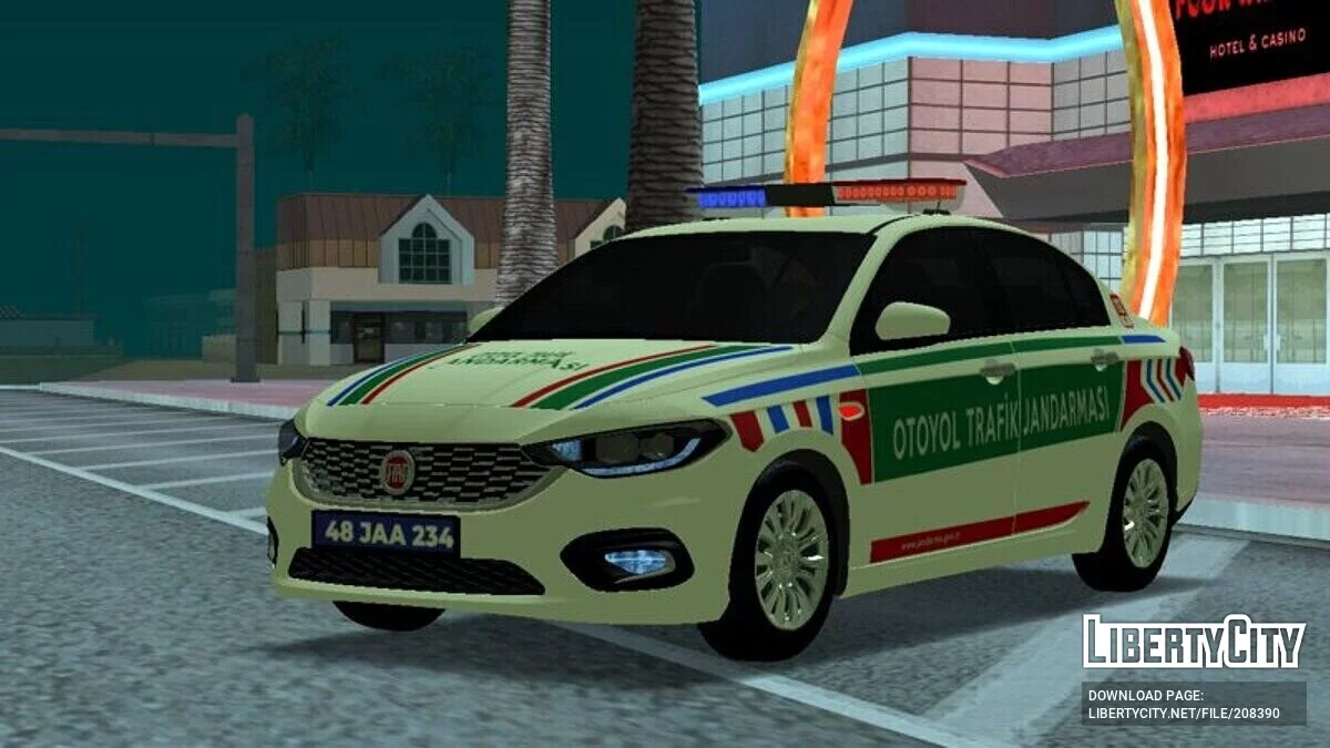 Fiat Egea Otoyol Trafik Jandarması / GTA San Andreas