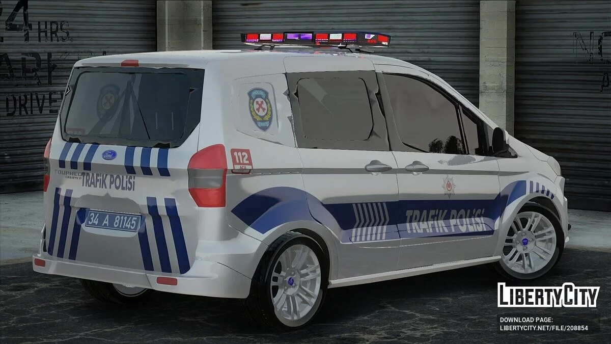 Ford Tourneo Courier - Поліція / GTA San Andreas