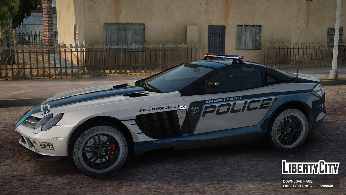 Mercedes-Benz SLR McLaren 722 Police / GTA San Andreas