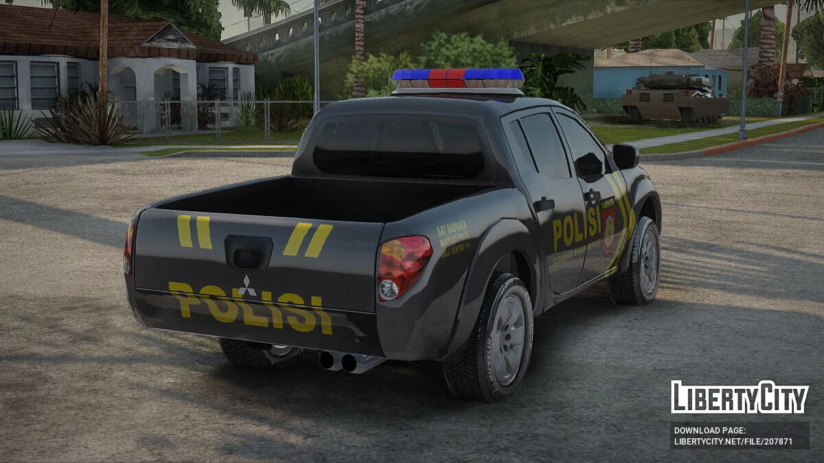 Mitsubishi L200 Indonesian Police / GTA San Andreas