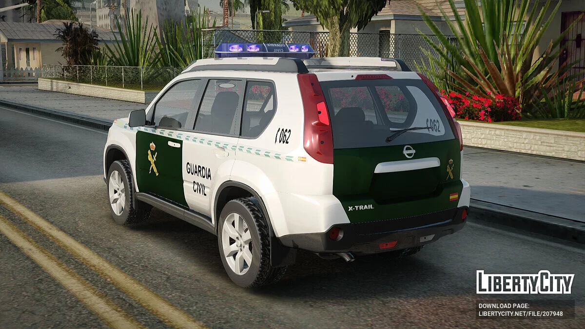 Nissan X-Trail Guardia Civil Spanyol / GTA San Andreas