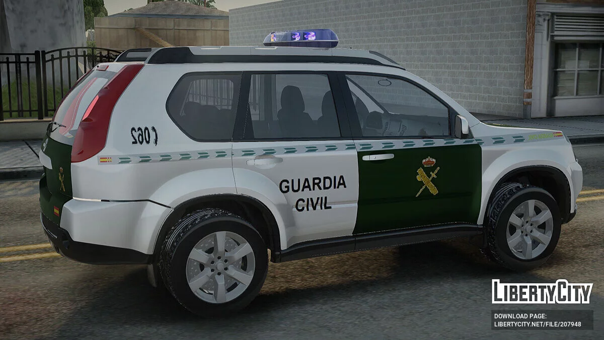 Nissan X-Trail Guardia Civil Spanyol / GTA San Andreas