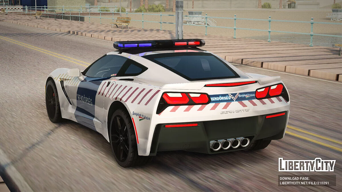 Chevrolet Corvette C7 Polícia / GTA San Andreas