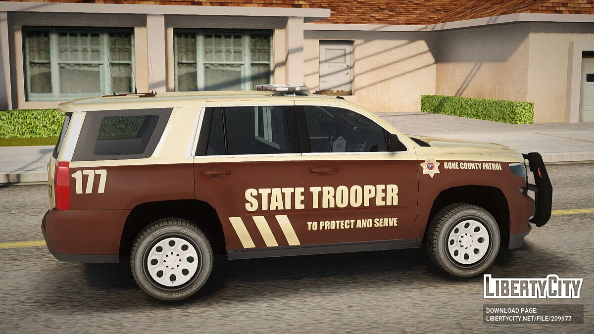 Chevrolet Tahoe 2015 Bone County Police / GTA San Andreas
