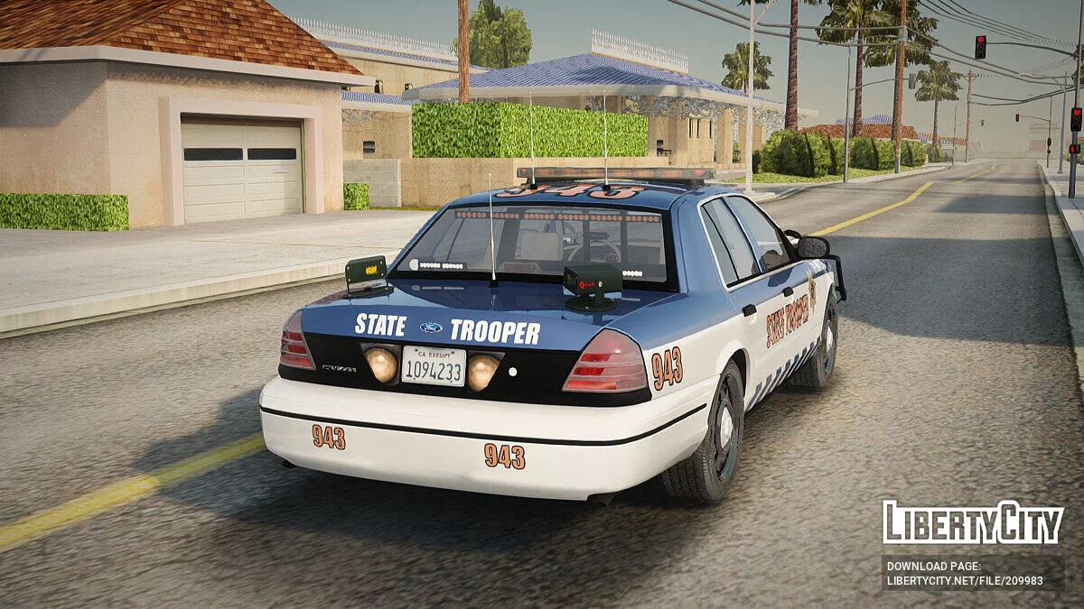 Ford Crown Victoria 2011 Red County Police / GTA San Andreas