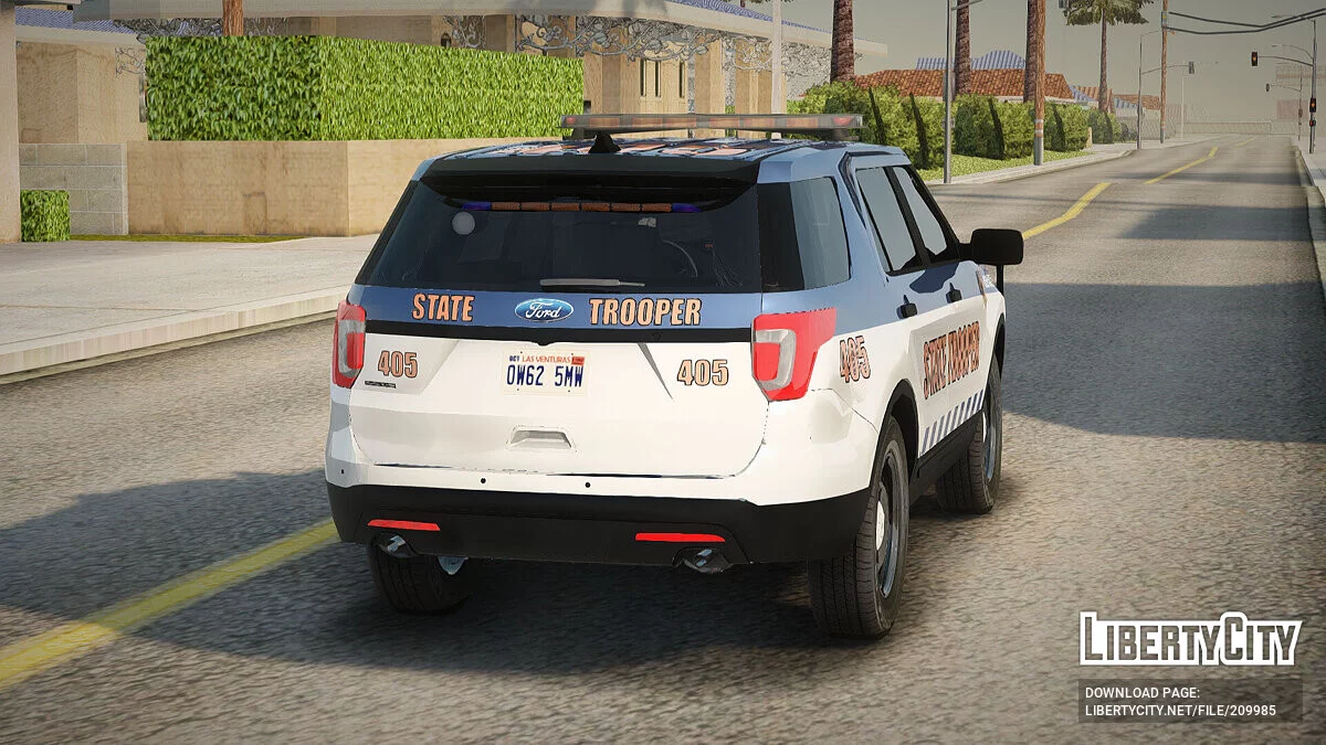 Ford Explorer 2016 Red County Police / GTA San Andreas
