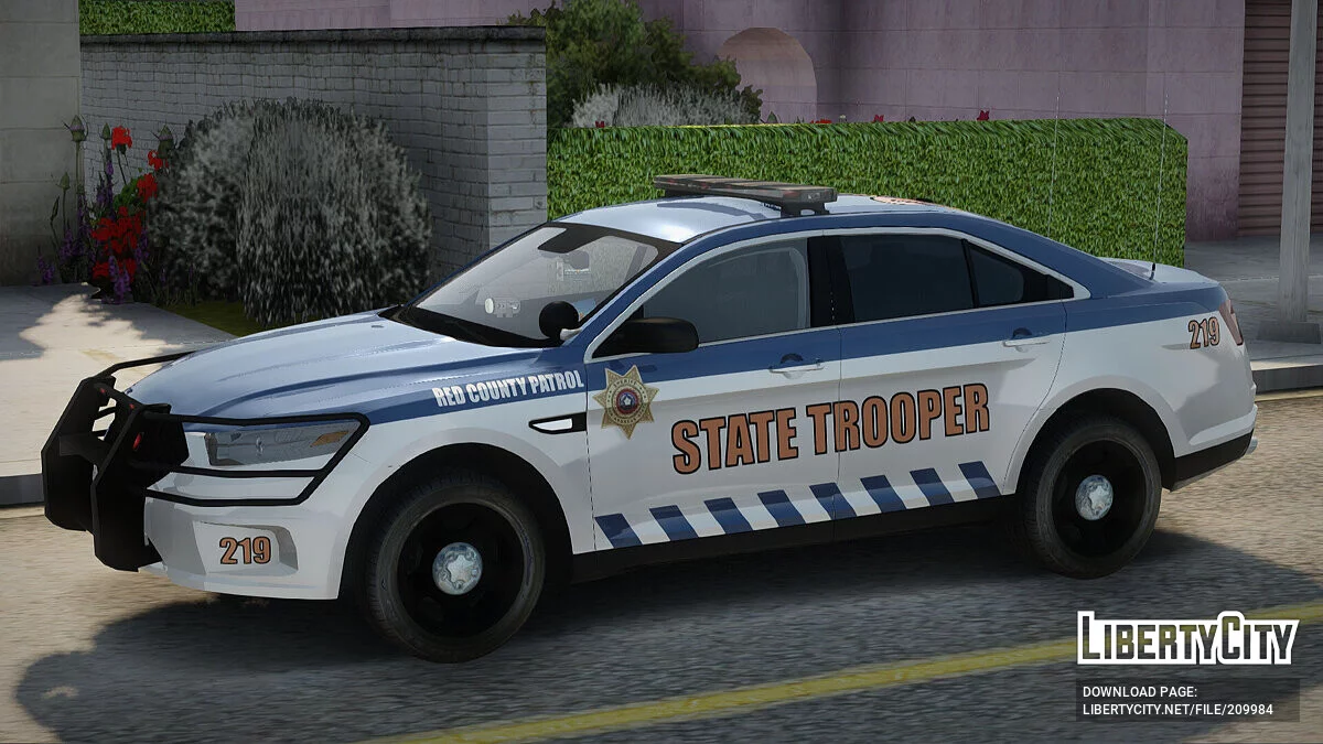 Ford Taurus 2013 Red County Police / GTA San Andreas