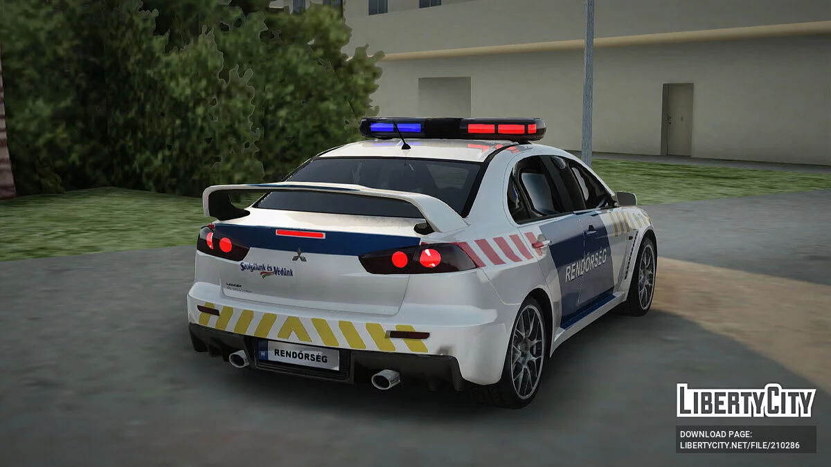 Mitsubishi Lancer Evo X Rendőrség / GTA San Andreas