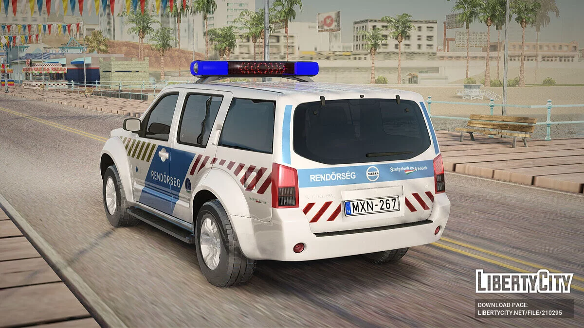 Nissan Pathfinder Polícia Húngara / GTA San Andreas