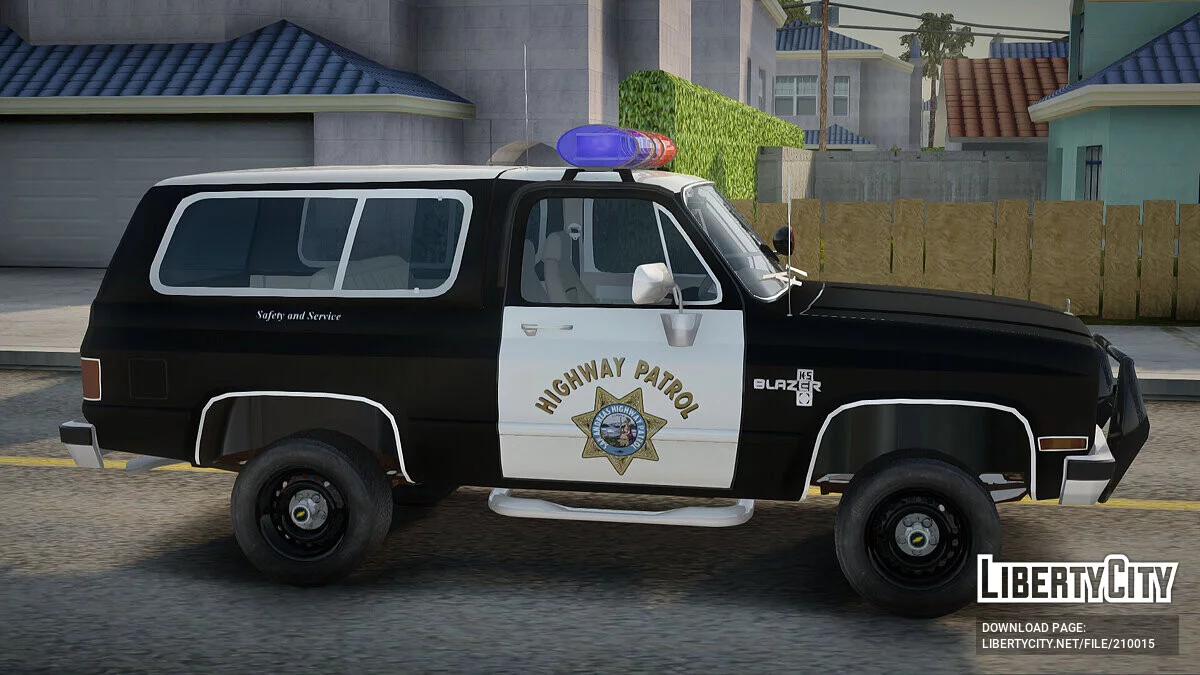 SAHP Chevrolet Blazer 1985 / GTA San Andreas