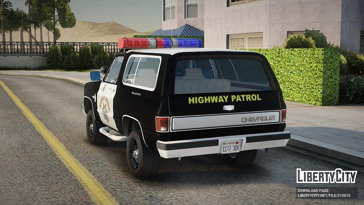 SAHP Chevrolet Blazer 1985 / GTA San Andreas