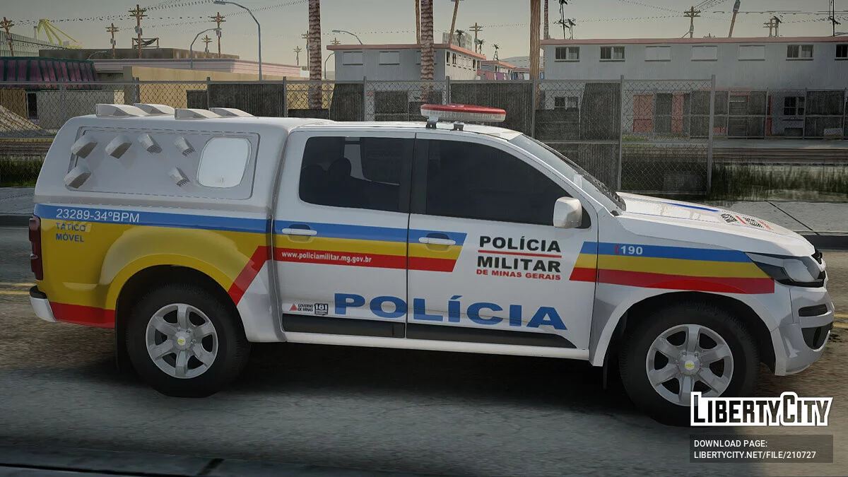 Chevrolet S10 2019 Policia Militar / GTA San Andreas