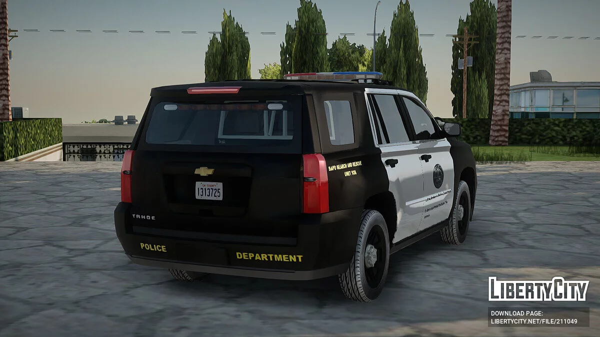 Chevrolet Suburban 2015 SAPD / GTA San Andreas