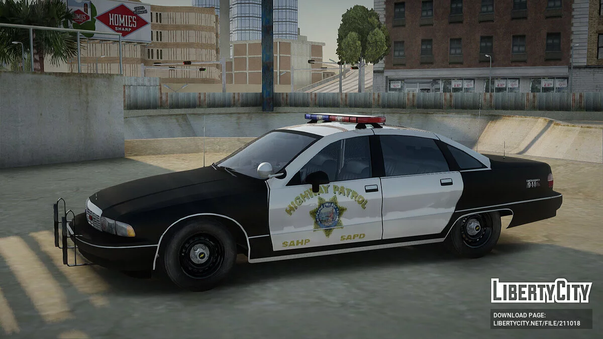 Chevy Caprice SAHP SAPD Highway Patrol / جي تي إيه سان أندرياس