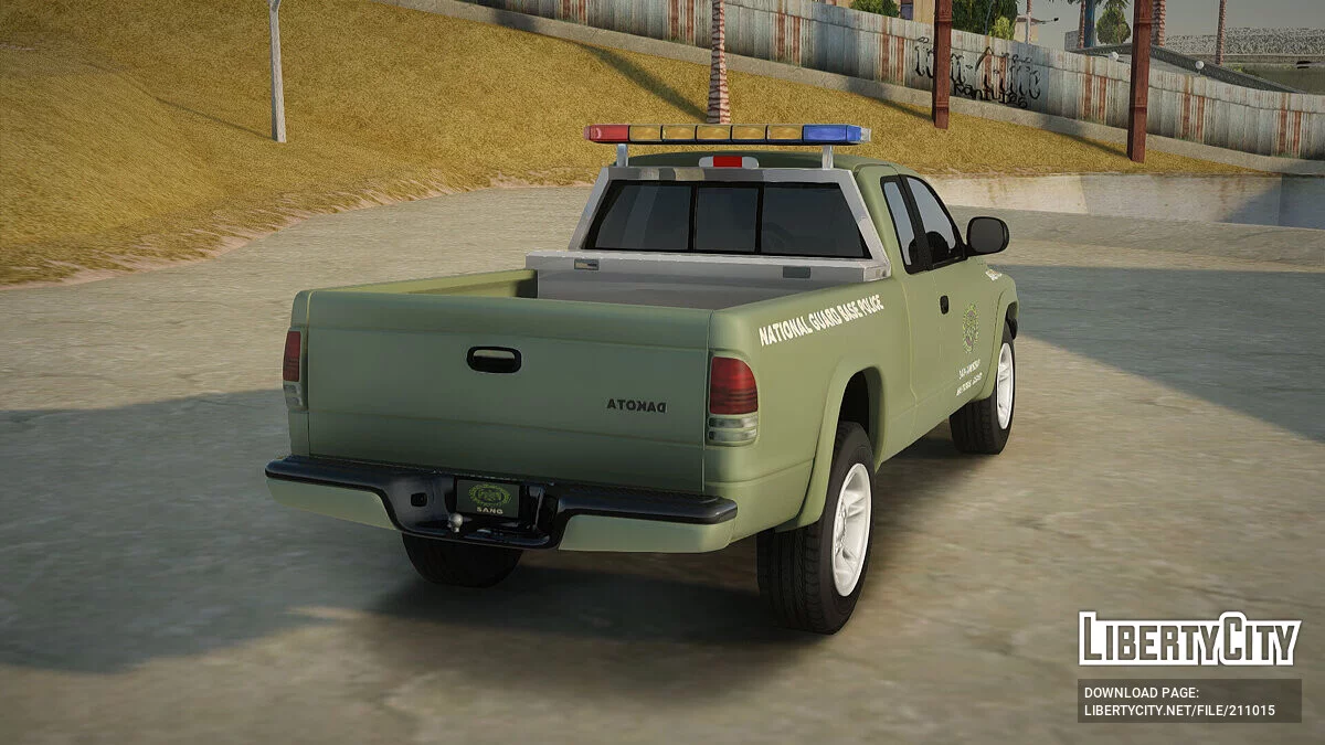 Dodge Dakota National Guard Base Police / جي تي إيه سان أندرياس