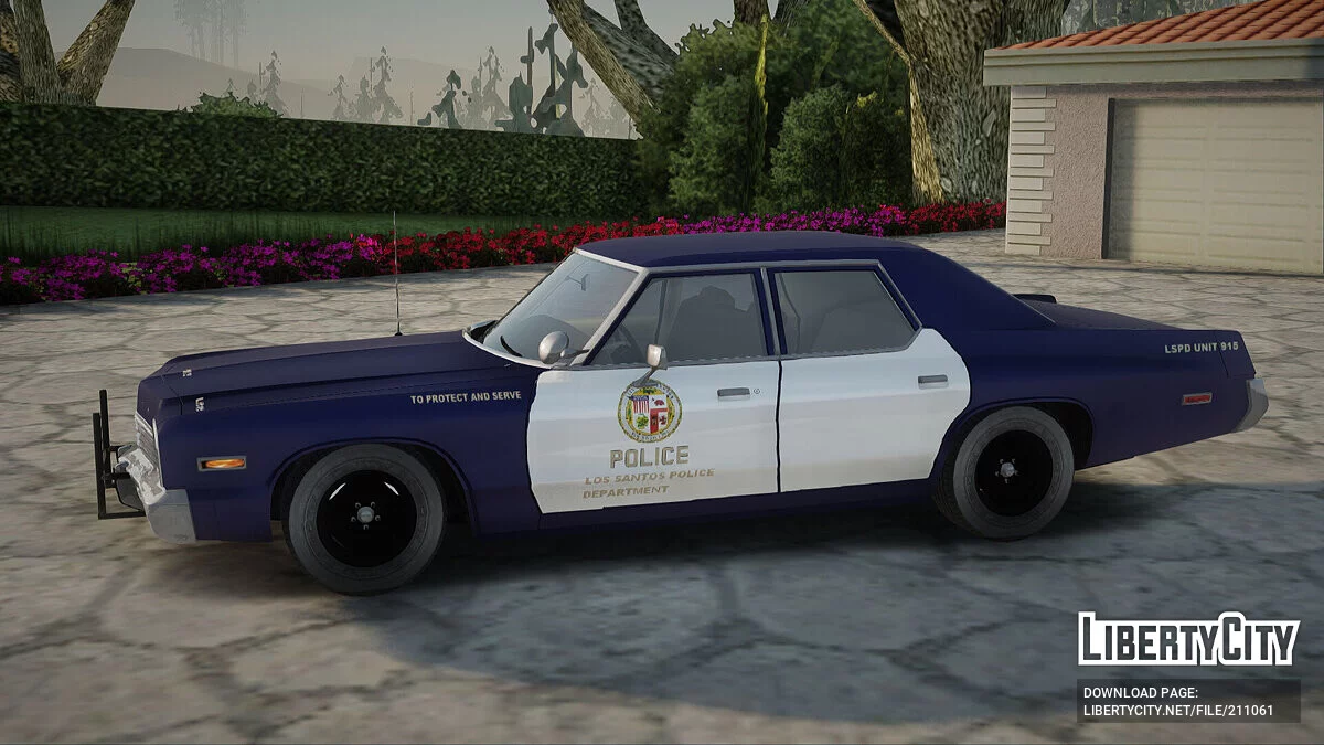 Dodge Monaco 1974 LSPD StickTop Version / GTA San Andreas