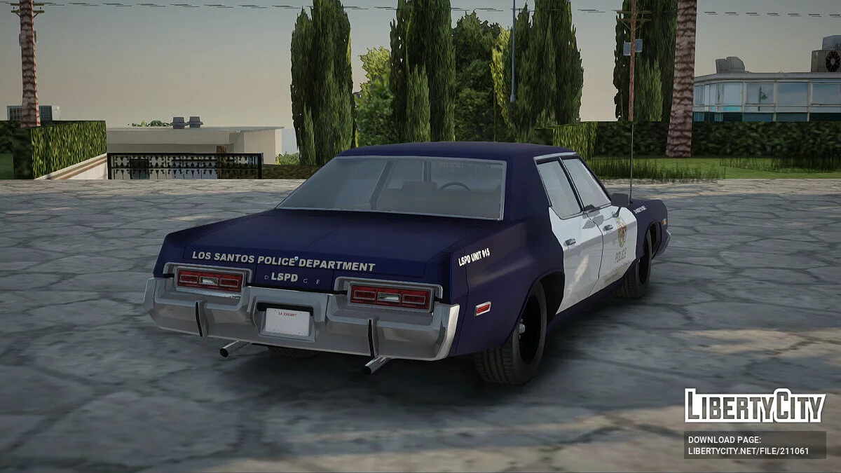 Dodge Monaco 1974 LSPD StickTop Version / GTA San Andreas