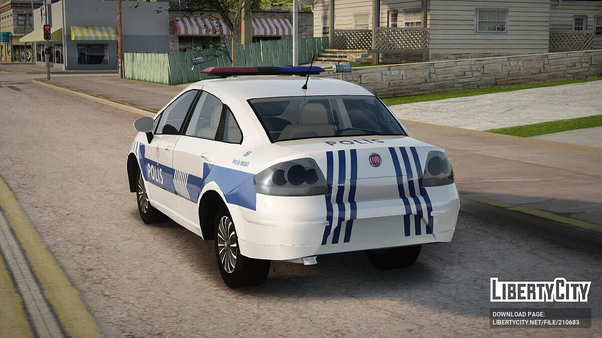 Fiat Linea Turkish Police / GTA San Andreas