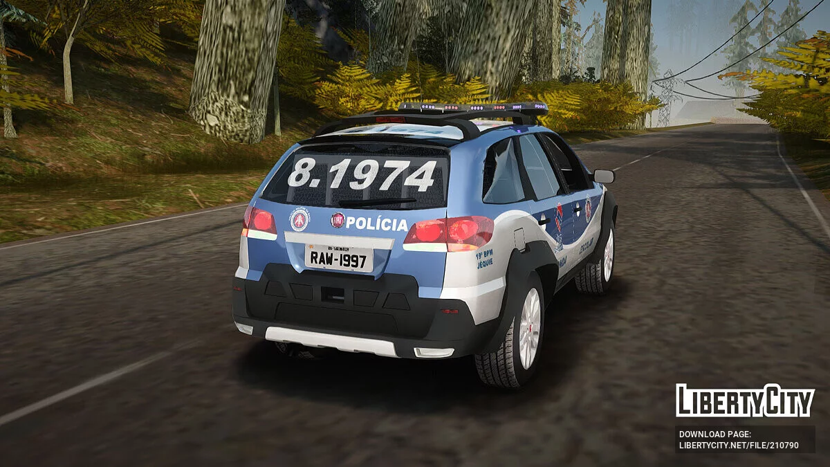 Fiat Palio Weekend Aventure 2017 Ronda Escolar / GTA San Andreas