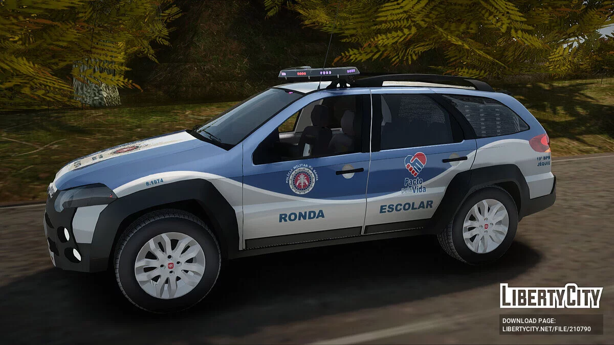 Fiat Palio Weekend Aventure 2017 Ronda Escolar / GTA San Andreas