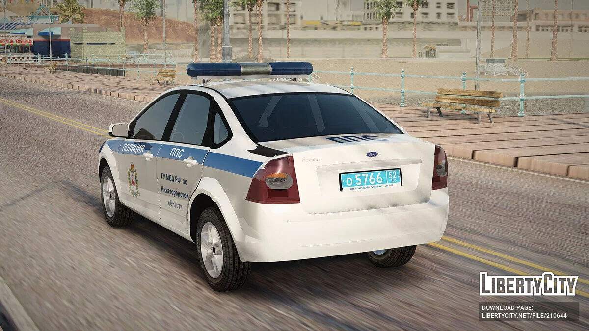 福特福克斯2009警车 / GTA San Andreas