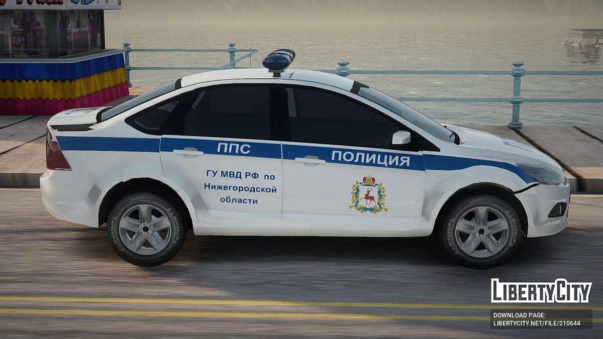 福特福克斯2009警车 / GTA San Andreas