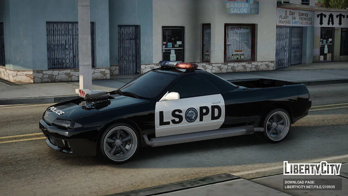 Nissan Skyline R32 Pickup Police LSPD / GTA San Andreas