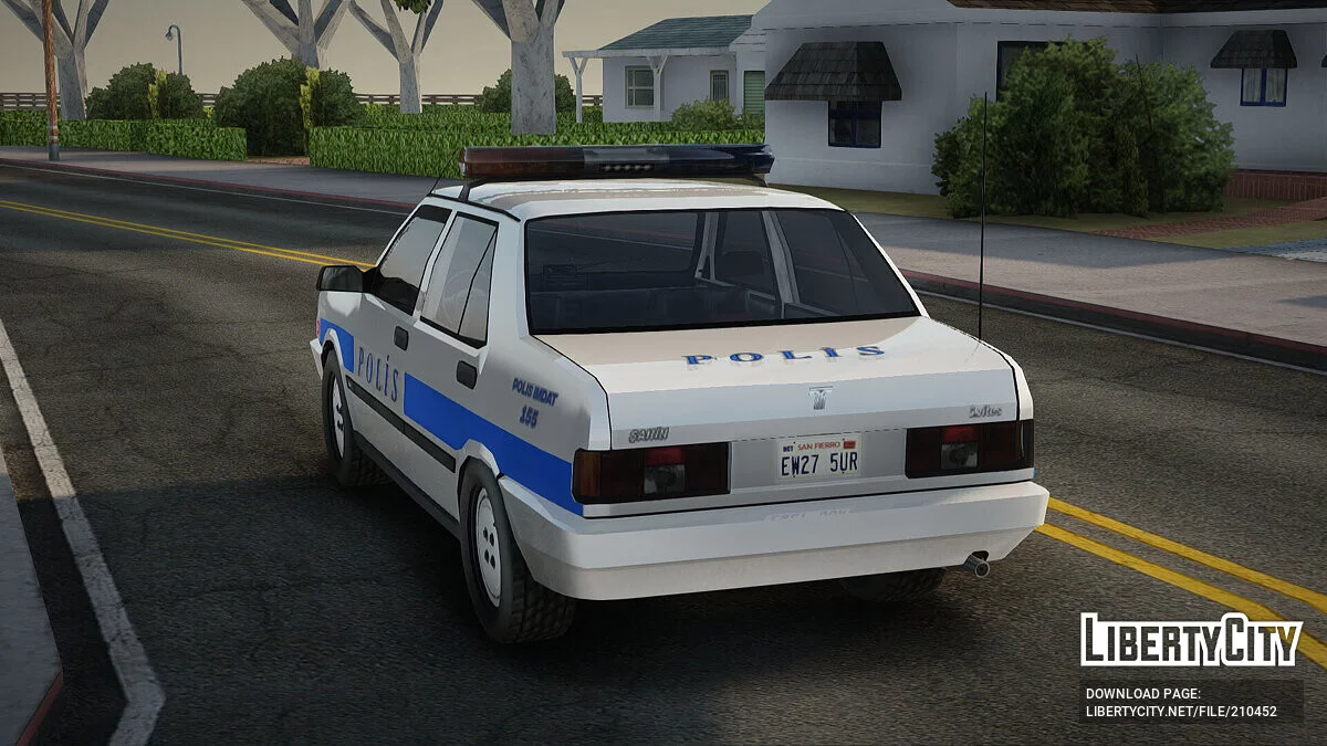 Tofas Sahin Polis Aracı SA Style / GTA San Andreas