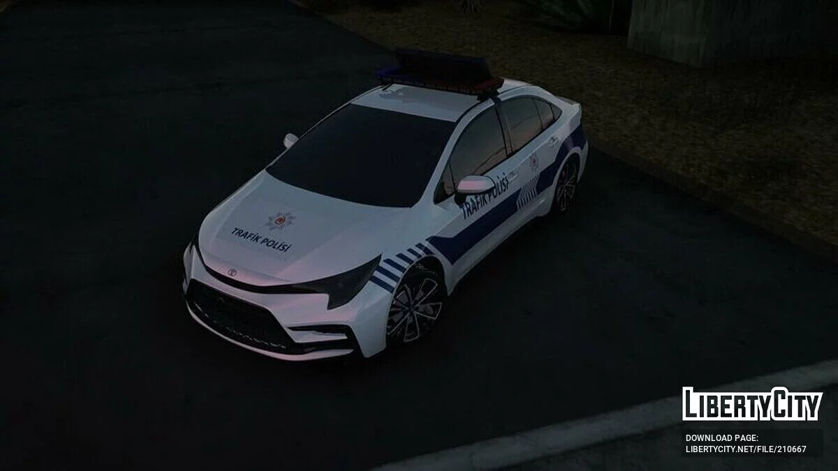 Toyota Corolla - Polizei / GTA San Andreas