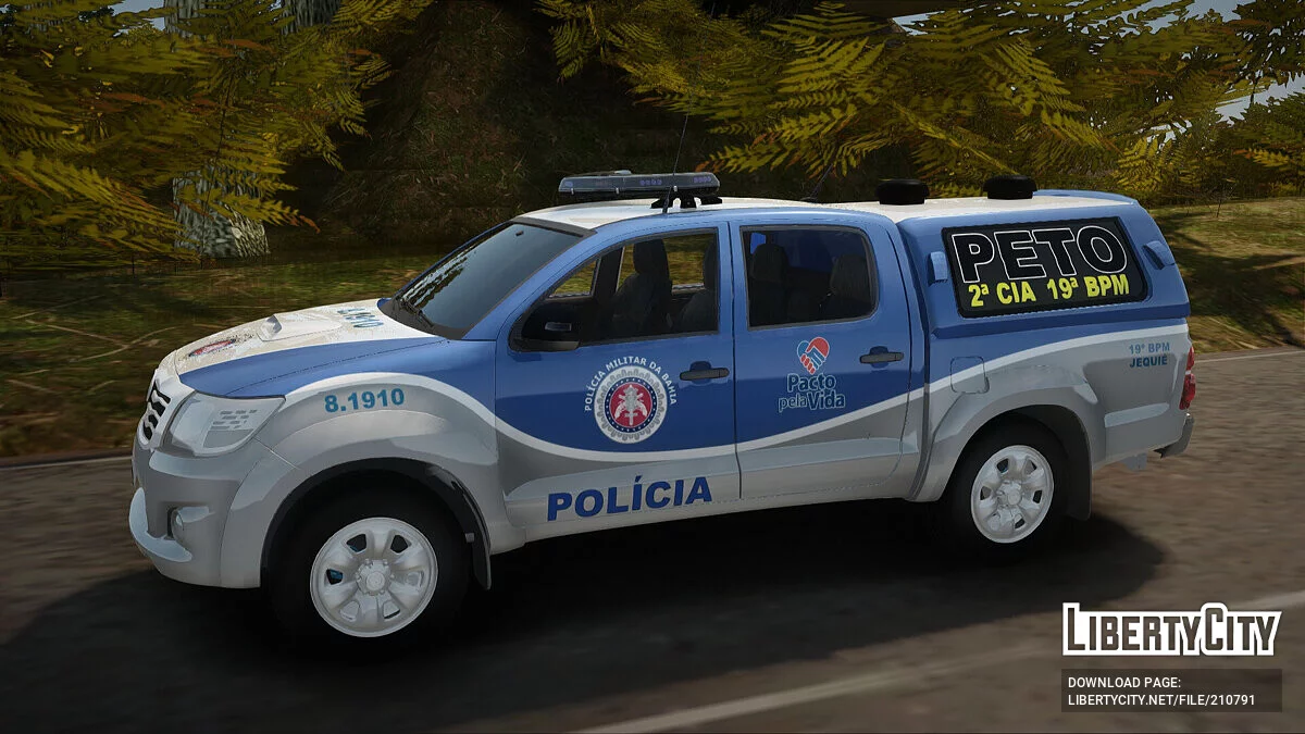 Toyota Hilux PETO CIA Jequie / GTA San Andreas