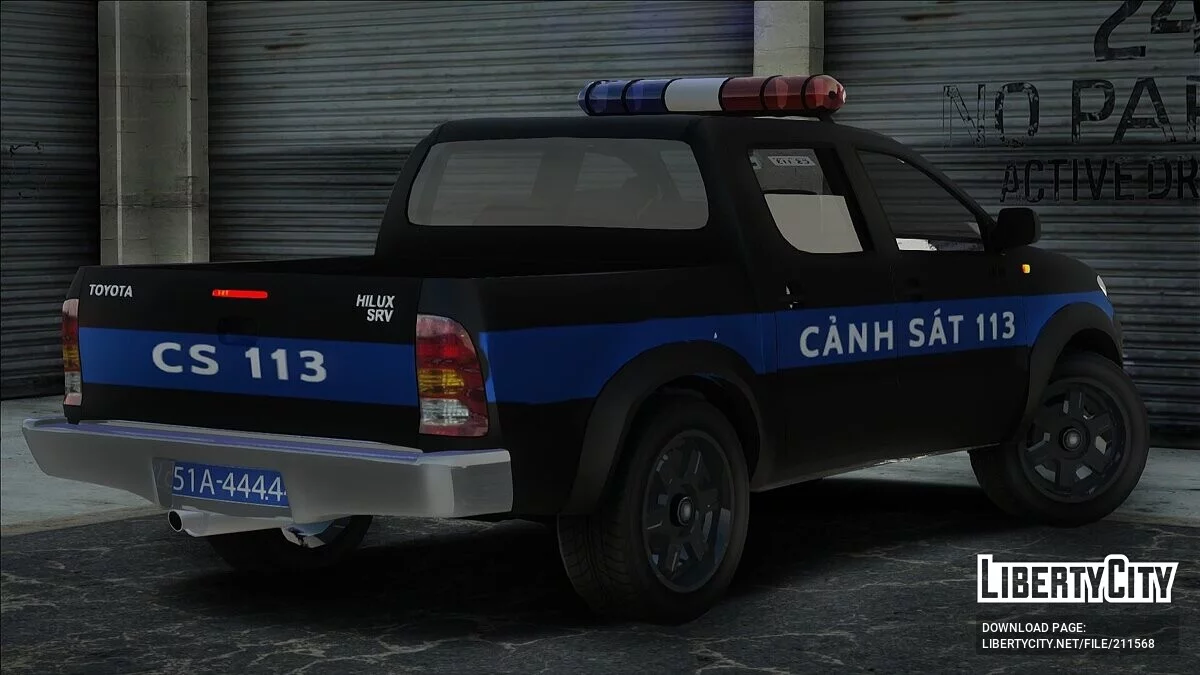 Toyota Hilux SRV - Vietnam Police Pickup / GTA San Andreas