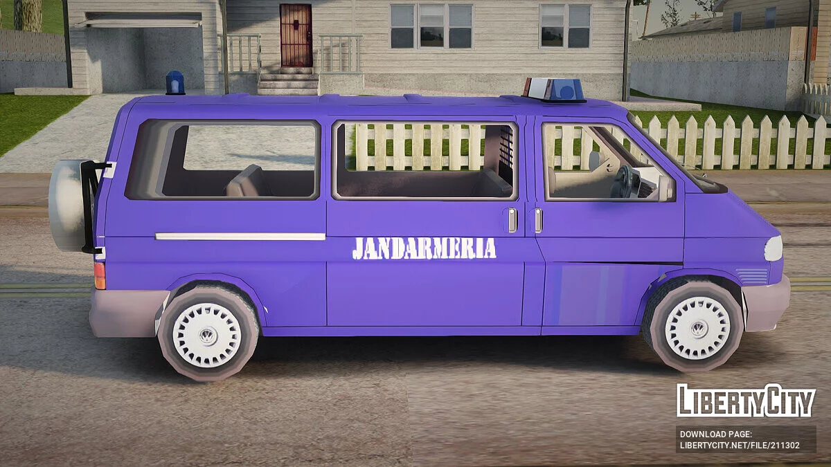 Volkswagen Caravelle Jandarmeria / GTA San Andreas