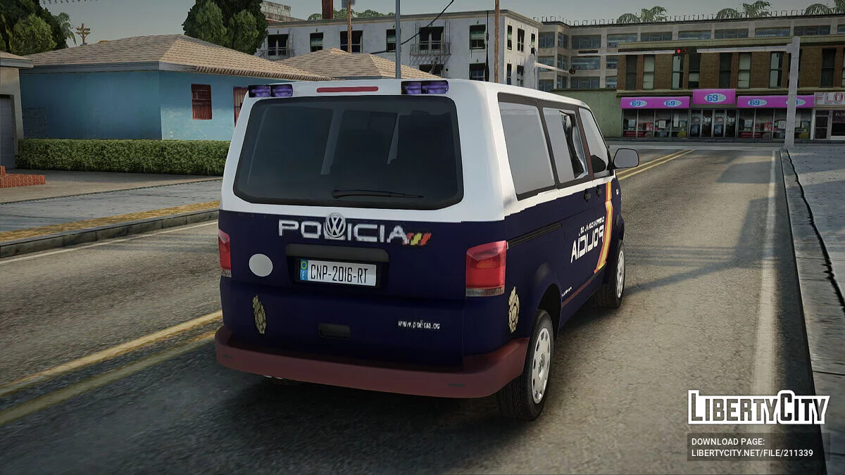 大众 Transporter 西班牙警方 / GTA San Andreas