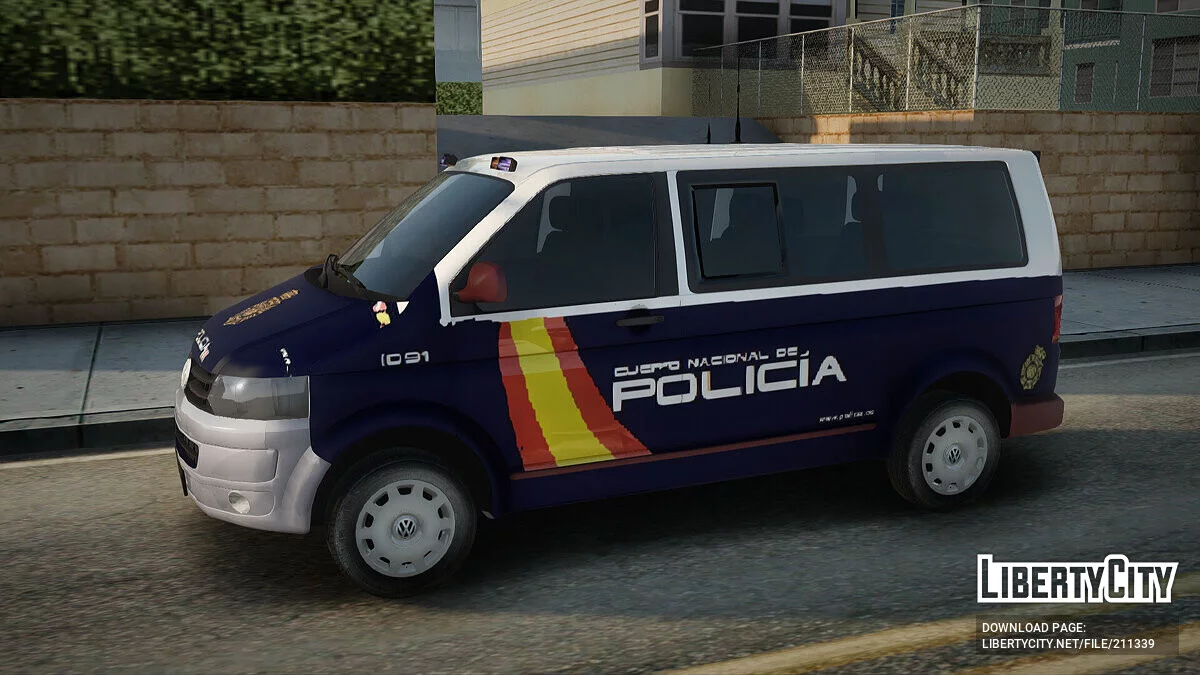 大众 Transporter 西班牙警方 / GTA San Andreas