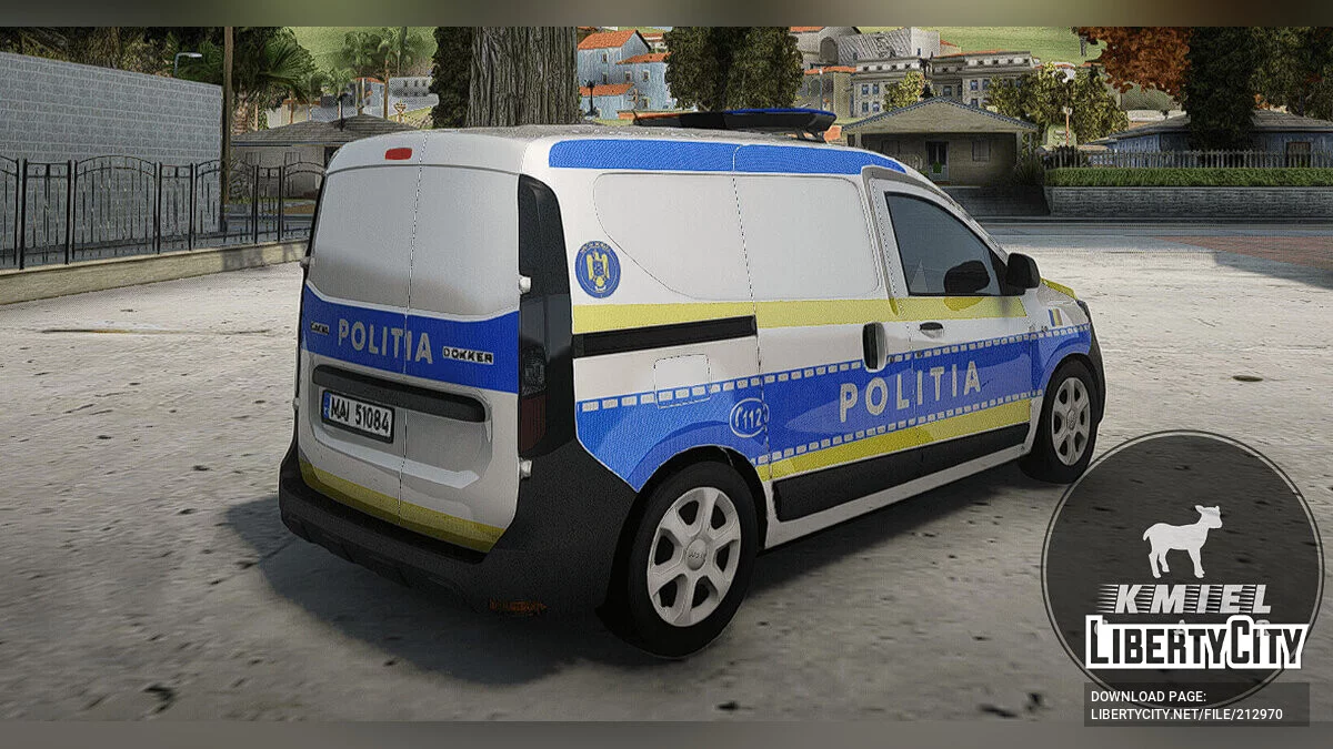 Dacia Dokker Politia Romana / GTA San Andreas